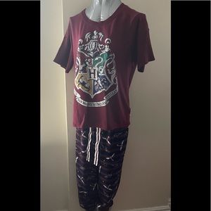 Harry Potter 2pc Jogger Style PJ set Size XS